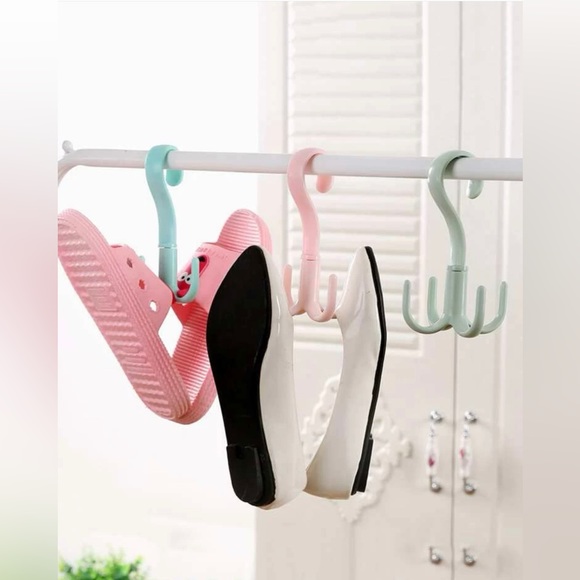 🆕  10 Pcs - 4 Claw Rotatable Hook - 10 pcs 🔥 - Picture 2 of 5